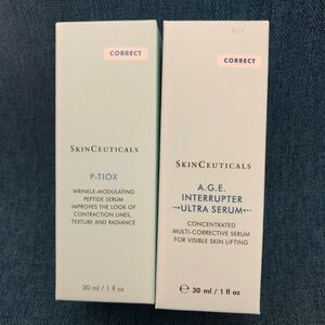 SkinCeuticals Light Mint Correct P-Tiox & A.G.E. Ultra Serum Duo